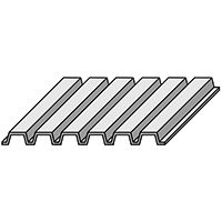 Type N (Deep Rib) Roof Metal Decking Type N (Deep Rib) Roof Metal Decking